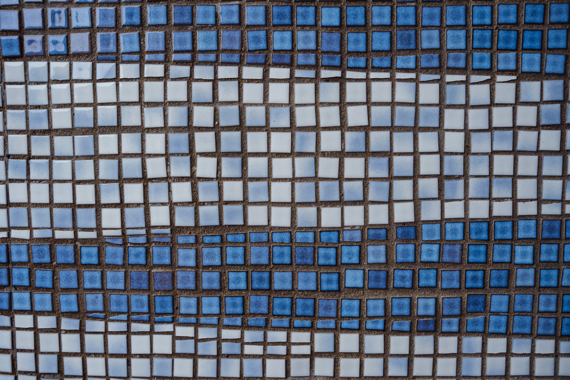 blue and white ceramic tile of construction